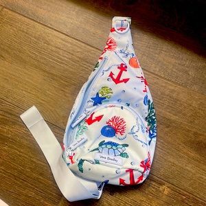 Vera Bradley Lighten Up Essential Compact Sling in ANCHORS AWEIGH